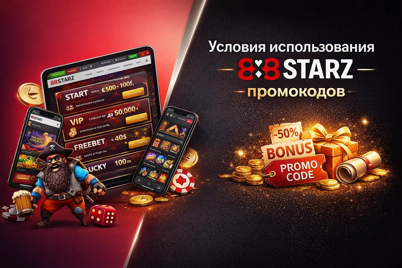 Условия использования 888starz промокодов